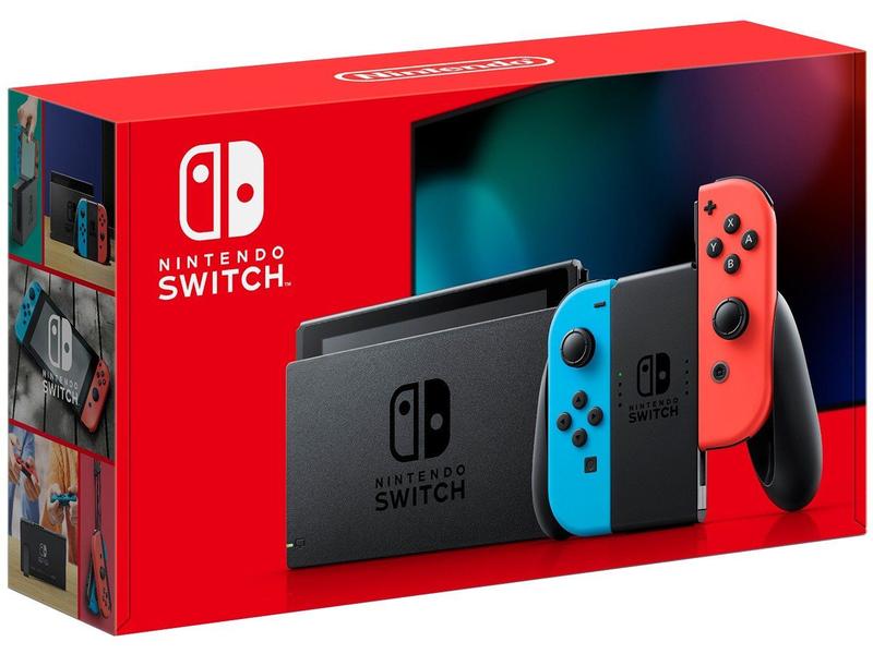 Nintendo Switch 32GB HAC-001-01 1 Controle Joy-Con - Vermelho e